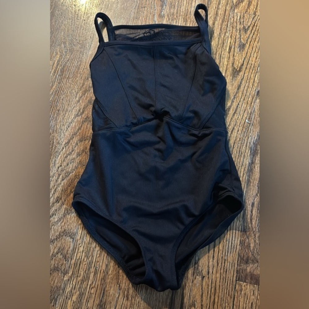 Bloch leotard floral black